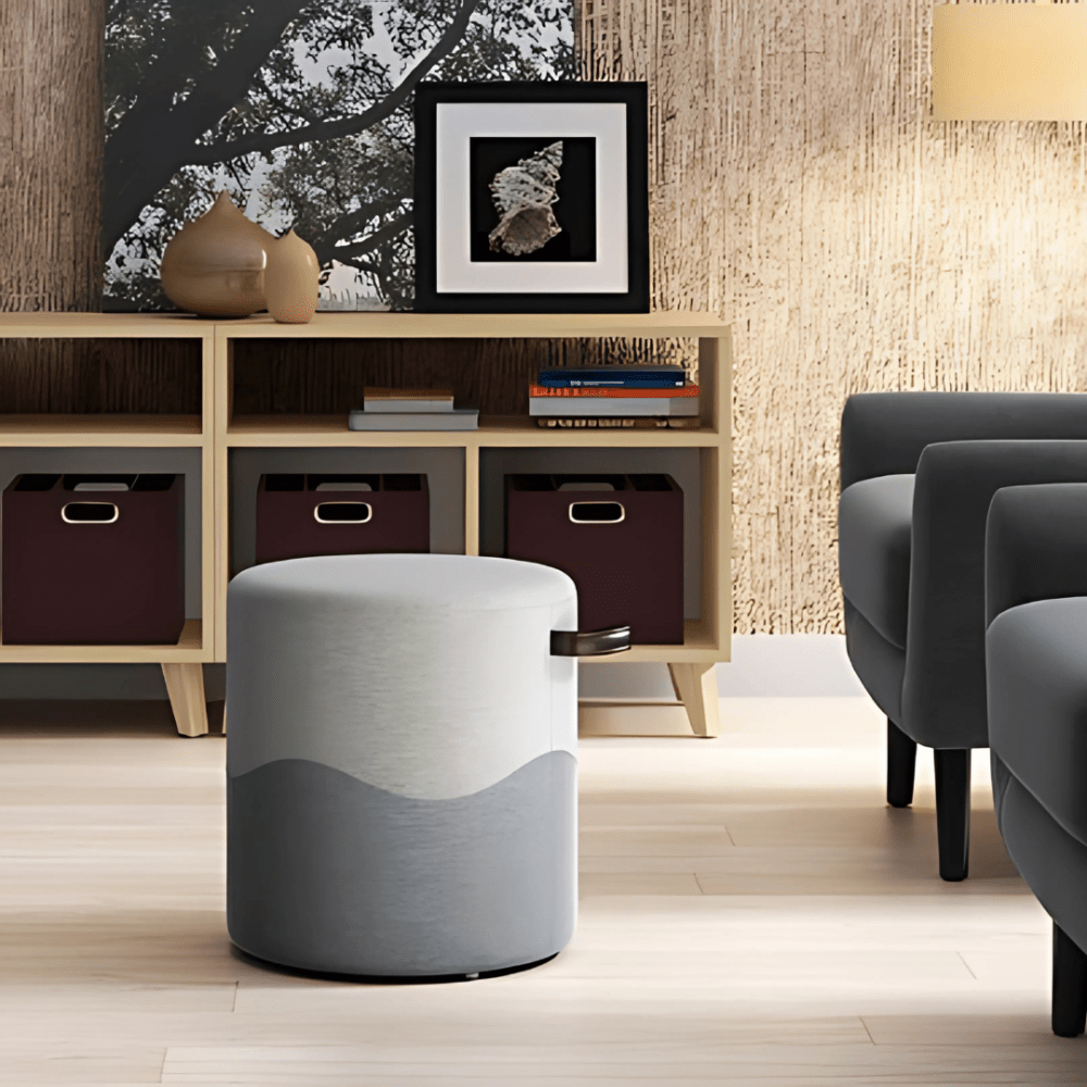 1 Seater Flamboyant Round Stool- 1512