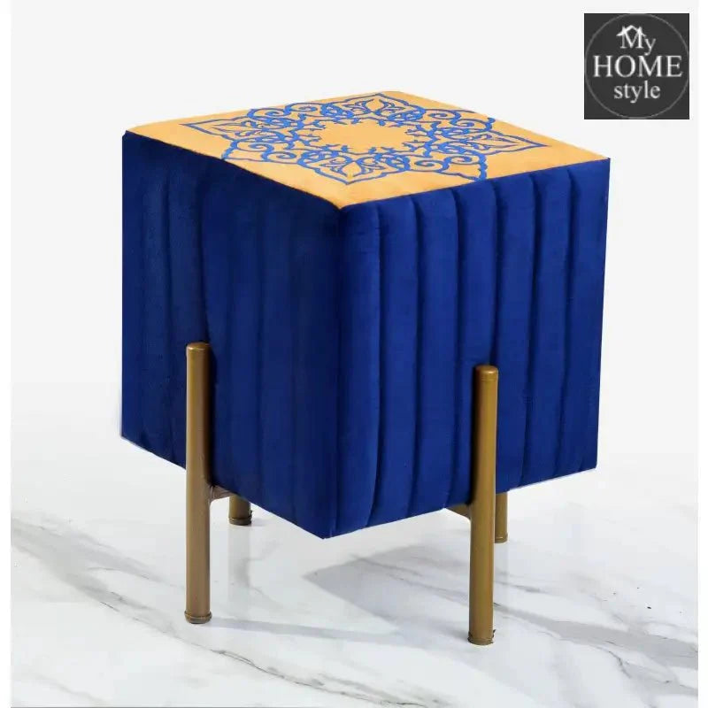 1 Seater Square Luxury Puffy Stool -1187
