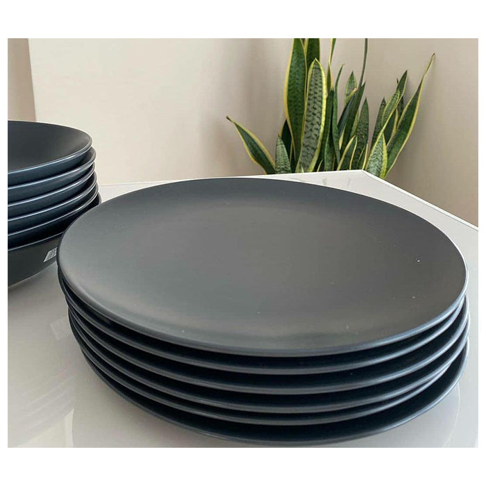 24-Pc Dinner Set - Black