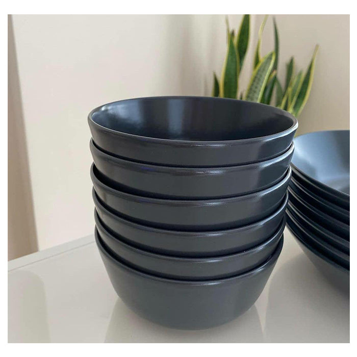 24-Pc Dinner Set - Black