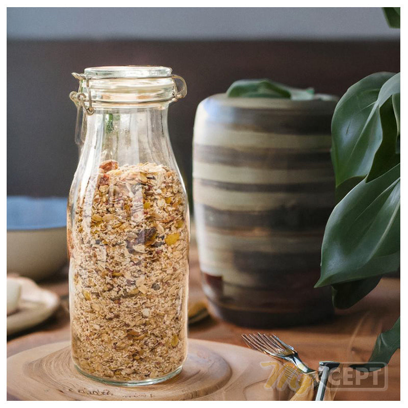 1L Airtight Bottle Shaped Jar